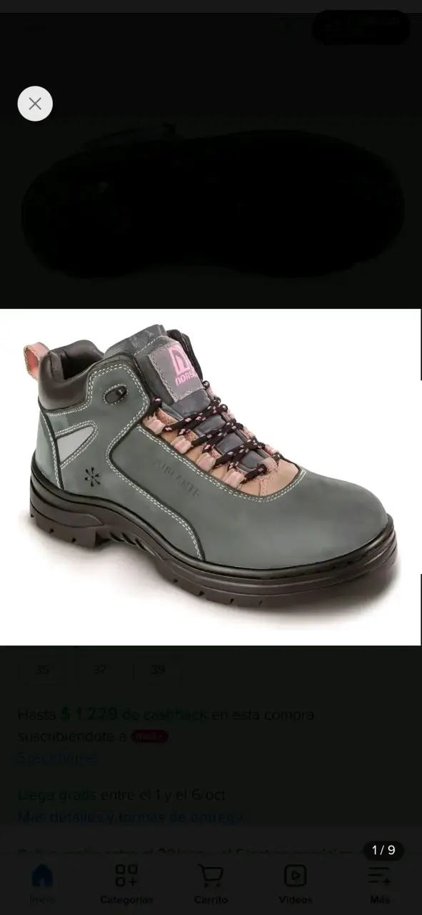 Botas de seguridad gris Norseg Atlante - 1