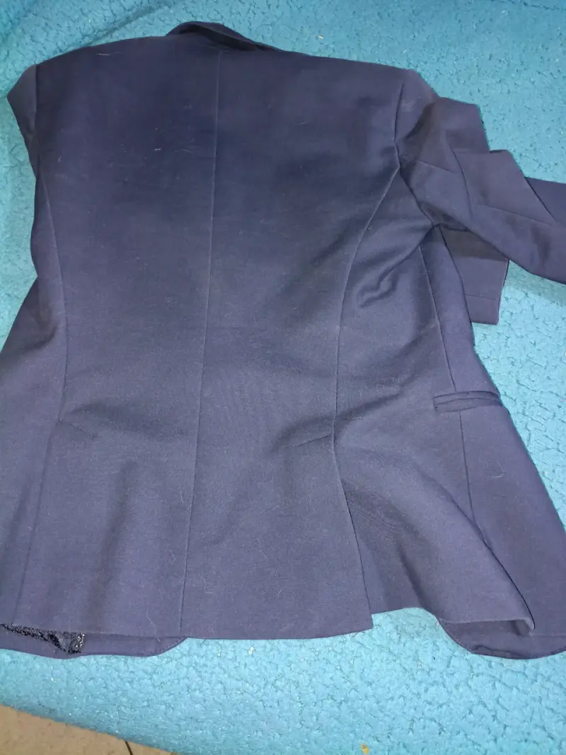 Blazer azul marino Zara Basic para mujer - 3