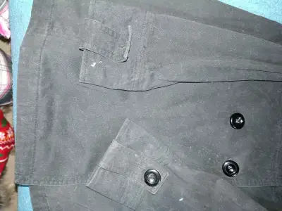 Abrigo  negro Sybilla talla S con botones - miniatura 4