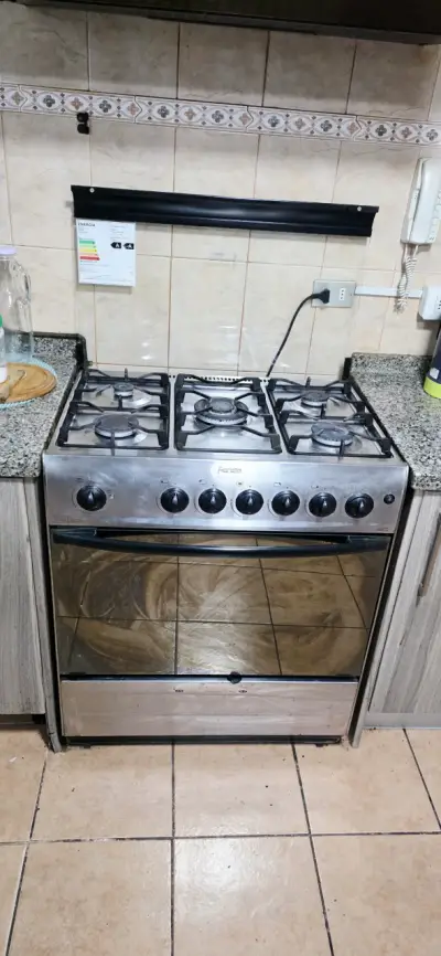 Cocina a gas Fensa de acero inoxidable - miniatura 2