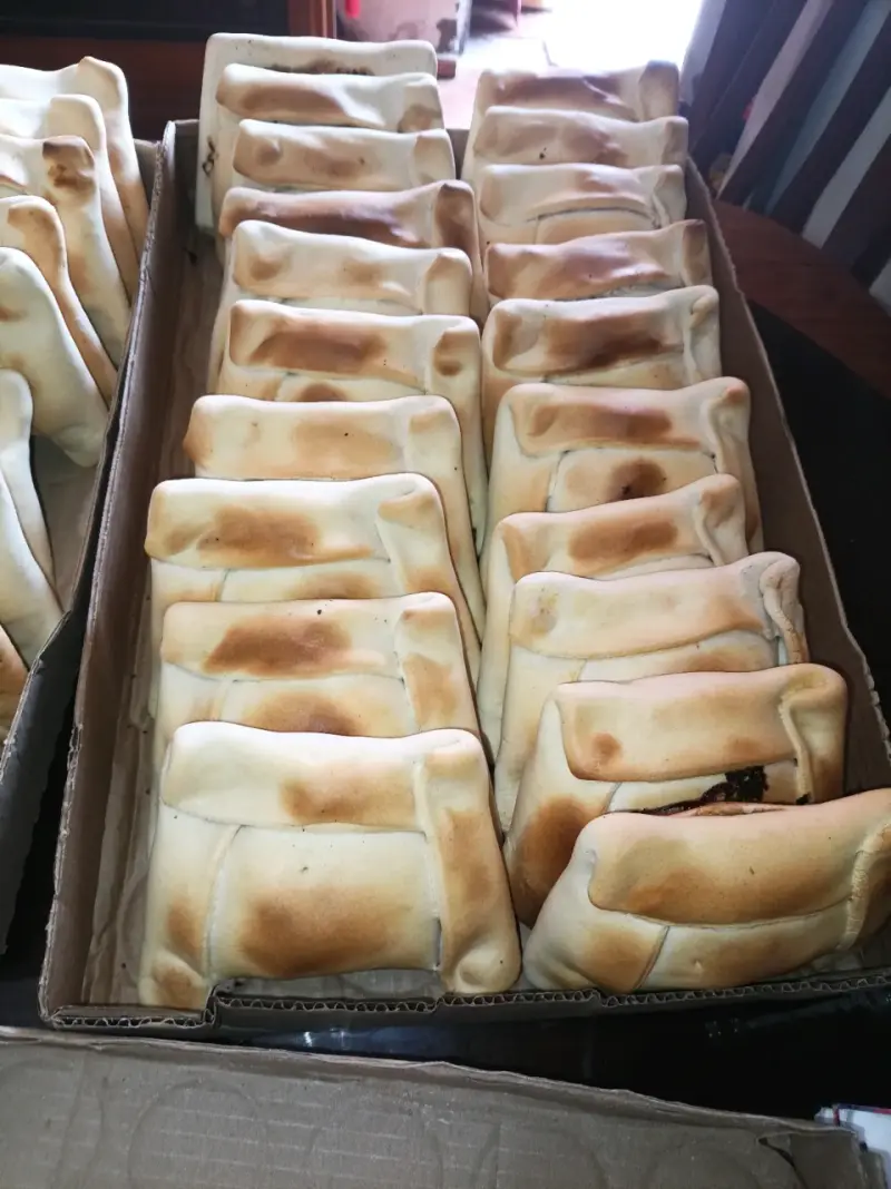 Empanadas chilenas caseras recién horneadas - 1