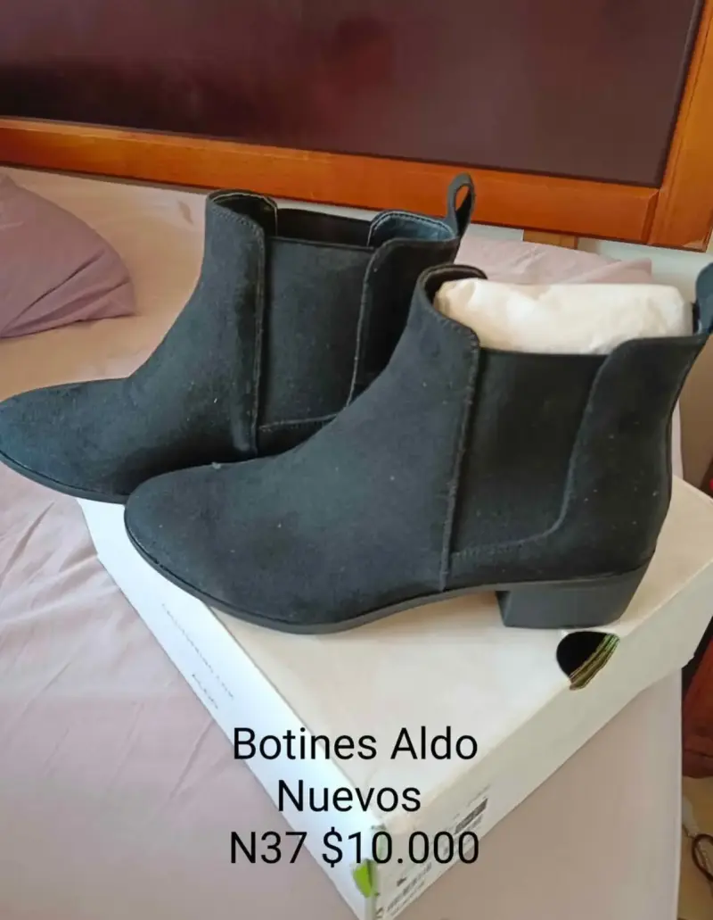 Botines Aldo negros nuevos talla 37