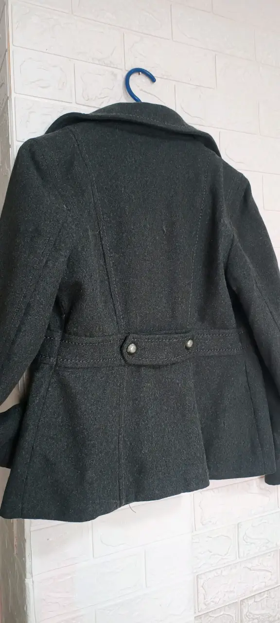 Abrigo negro de lana H&M para mujer - 3