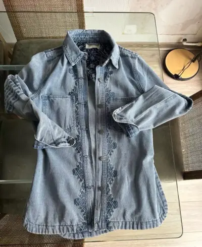 Chaqueta mezclilla tatienne - miniatura 1