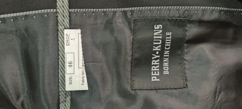Traje formal negro para hombre PERRY KUINS - 2