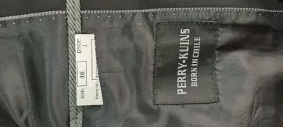 Traje formal negro para hombre PERRY KUINS - miniatura 2