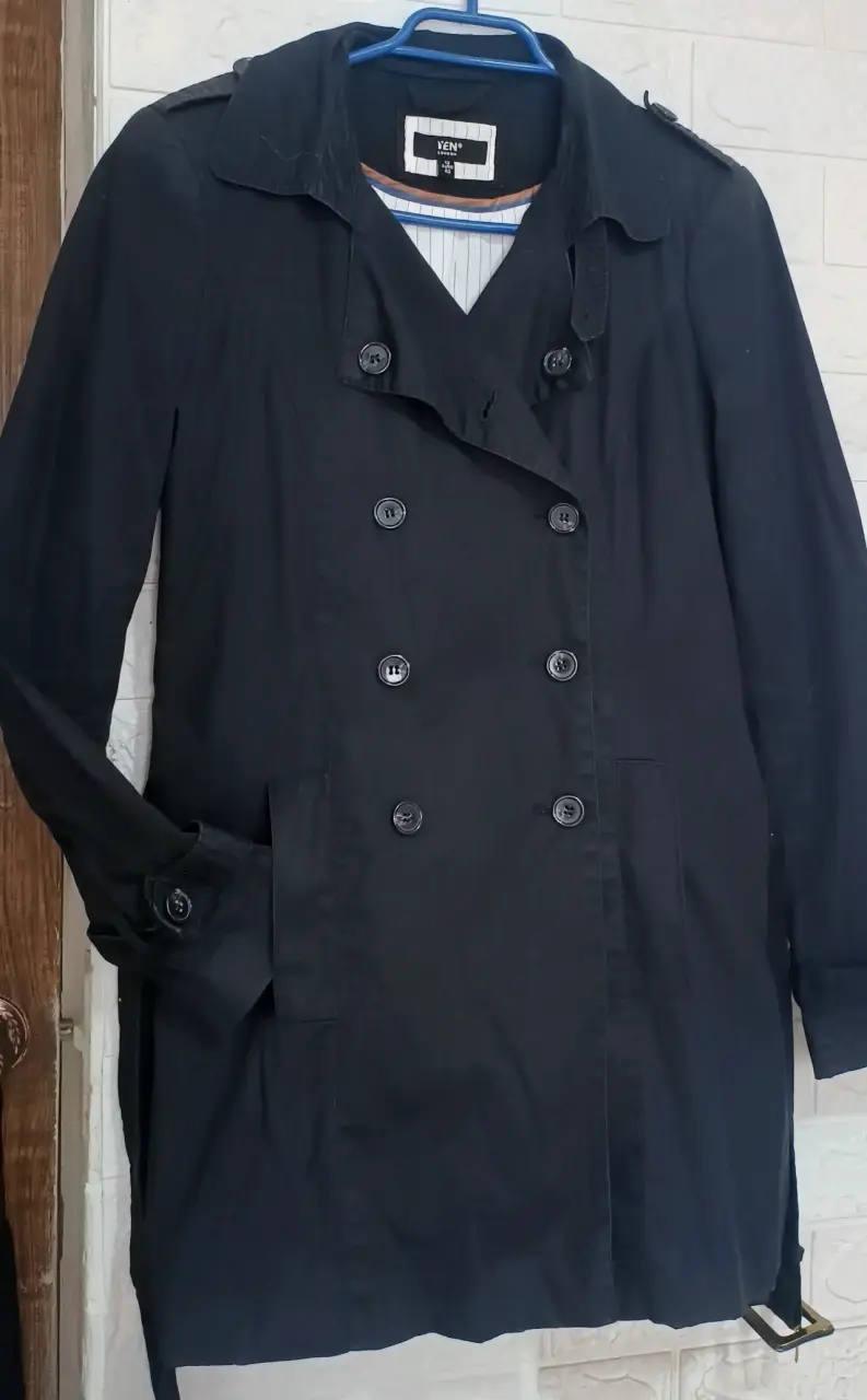 Abrigo negro para mujer Yen London talla 40 - 2