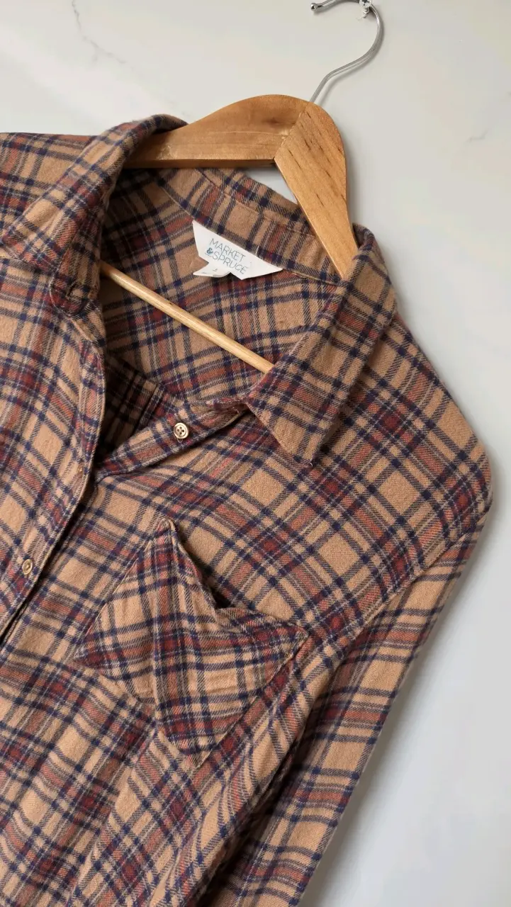 Camisa de franela a cuadros Market & Spruce - 2