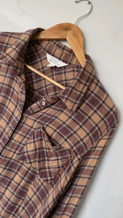 Camisa de franela a cuadros Market & Spruce - miniatura 2