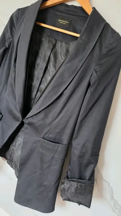 Blazer negro Urban Renewal para mujer - miniatura 3