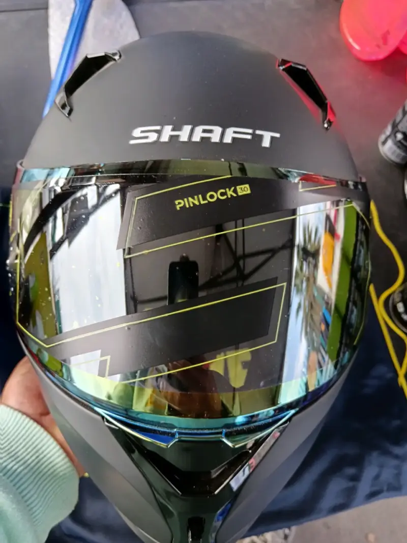 Casco de moto Shaft 526 SP Evo negro - 2