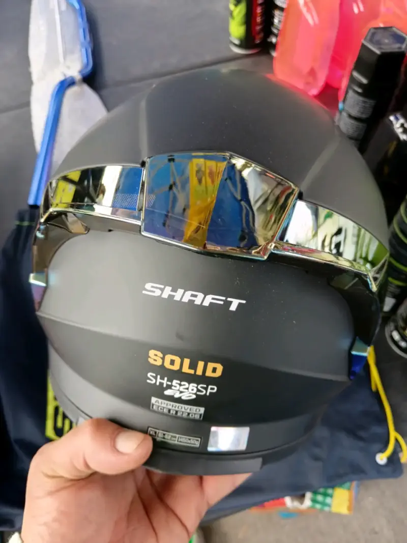 Casco de moto Shaft 526 SP Evo negro - 3