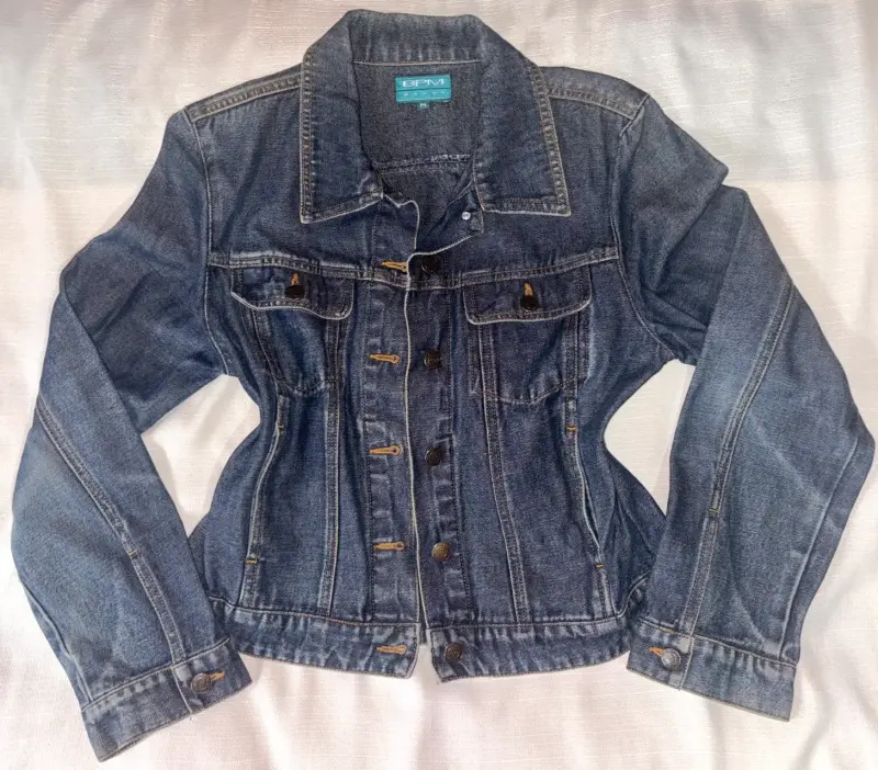 Chaqueta de mezclilla para mujer BMP talla M - 1