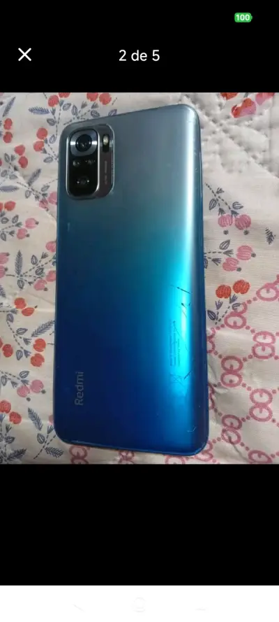Xiaomi Redmi Note 10 5G con carcasa azul - miniatura 1