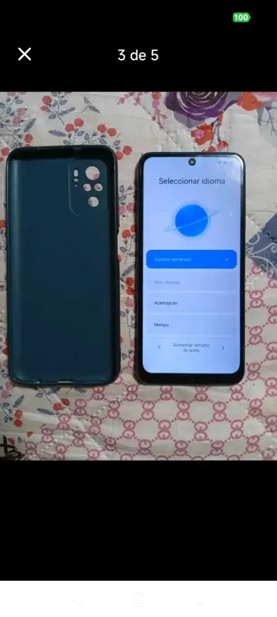 Xiaomi Redmi Note 10 5G con carcasa azul - miniatura 2