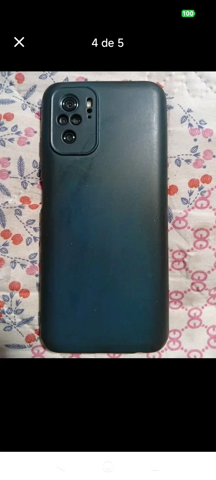 Xiaomi Redmi Note 10 5G con carcasa azul - 3