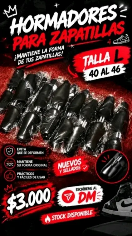 Hormadores para zapatillas talla L nuevos - 3