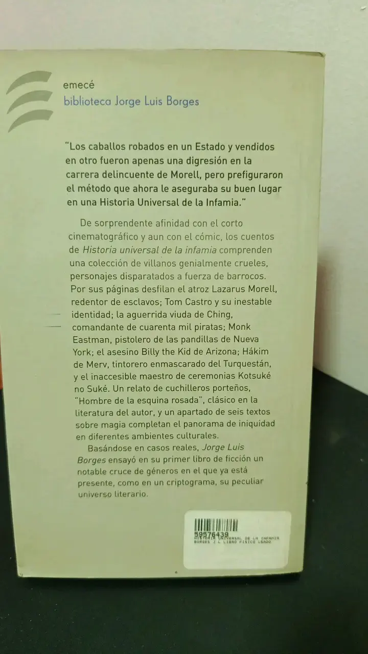Historia Universal de la Infamia de Jorge Lui - 2