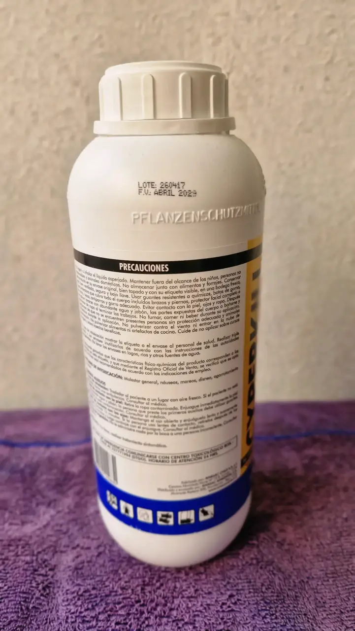 Insecticida Cyperkill 25 EC Anasac Control 1L - 2