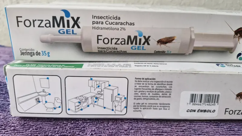 Insecticida en gel ForzaMix para cucarachas - 2