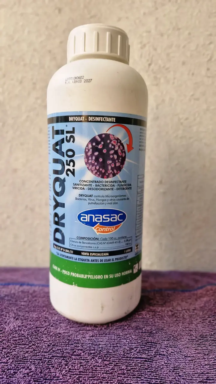 Desinfectante Dryquat 250 SL Anasac - 3