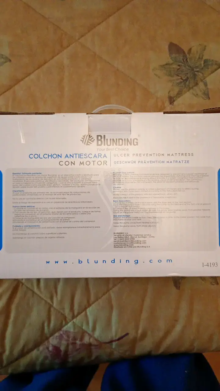 Colchón antiescaras Blunding con motor - 2