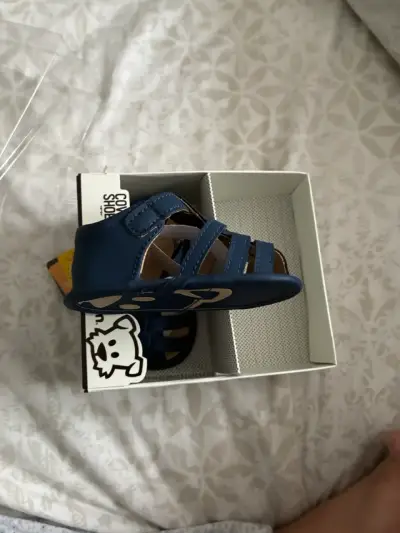 Sandalias de bebé azules Pillin para 3-6 meses - miniatura 1