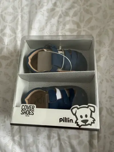Sandalias de bebé azules Pillin para 3-6 meses - miniatura 4