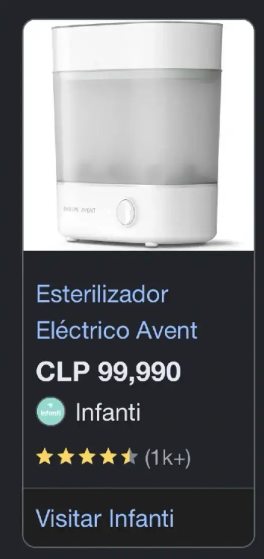 Esterilizador de biberones Philips Avent eléctrico - 5