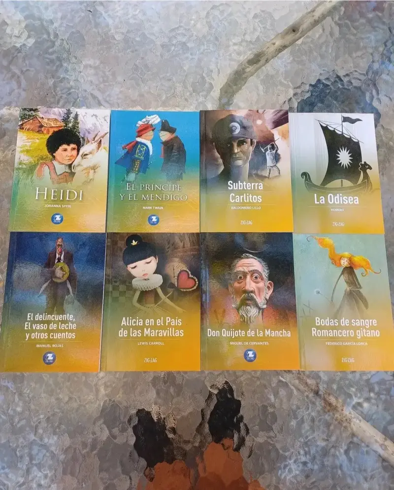 Colección de libros clásicos editorial Zigzag