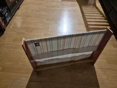 Organizador de libros infantil de tela a rayas - miniatura 2