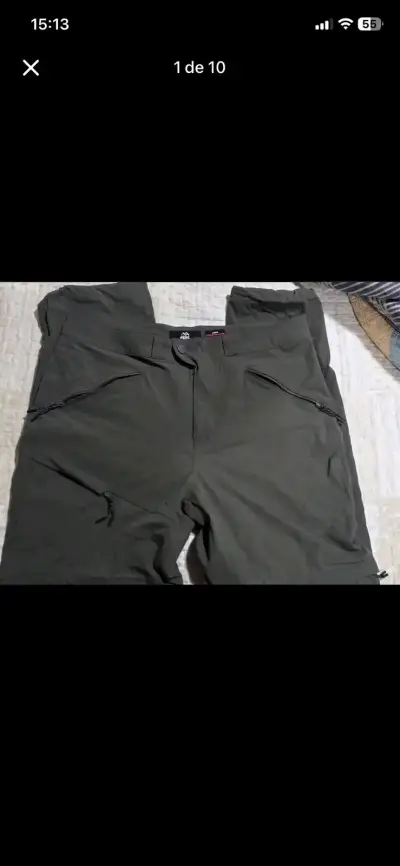 Pantalones outdoor hombre color verde - miniatura 1