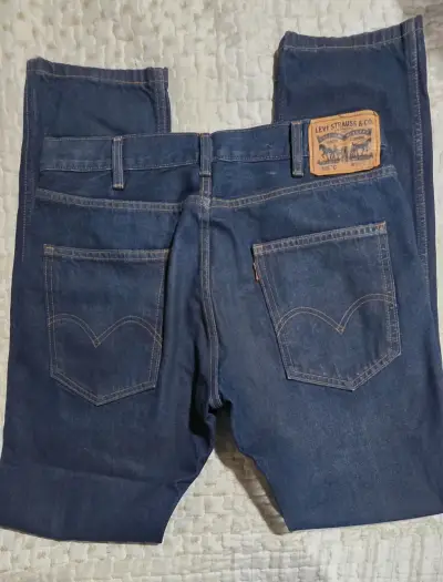 Jeans Levi's 505 clásicos azul oscuro - miniatura 1