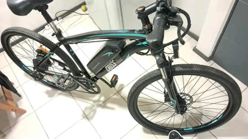 Bicicleta eléctrica Crossbike EZ1 Pro con luz LED - 2