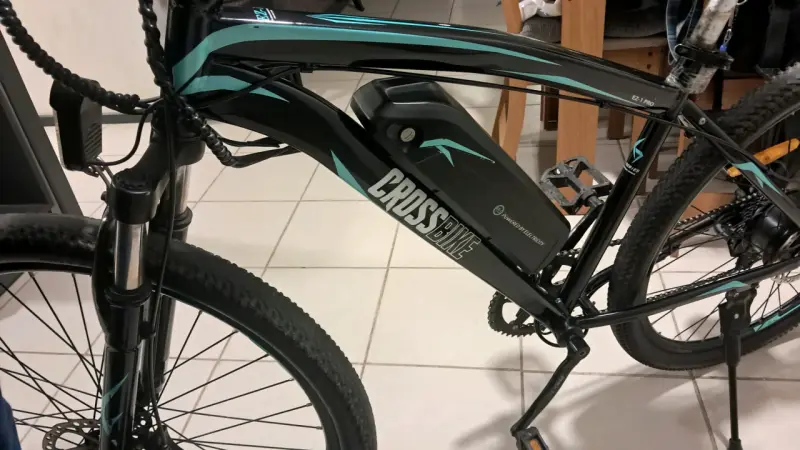 Bicicleta eléctrica Crossbike EZ1 Pro con luz LED - 4