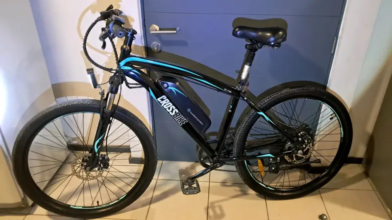Bicicleta eléctrica Crossbike EZ1 Pro con luz LED - 5
