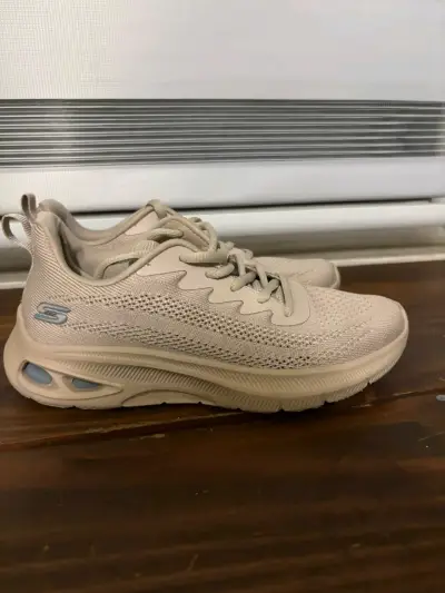 Zapatillas deportivas beige para mujer - miniatura 2