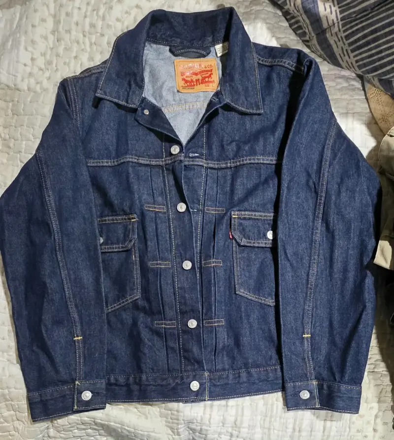 Chaqueta de mezclilla Levi's clásica azul