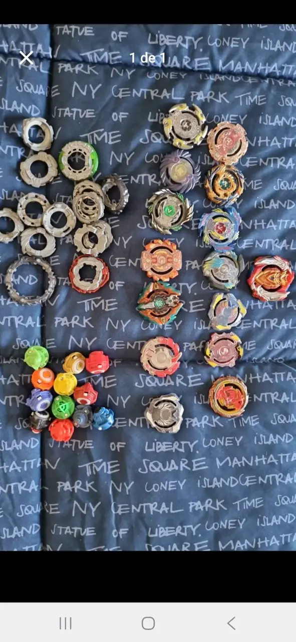 Lote de piezas Beyblade
