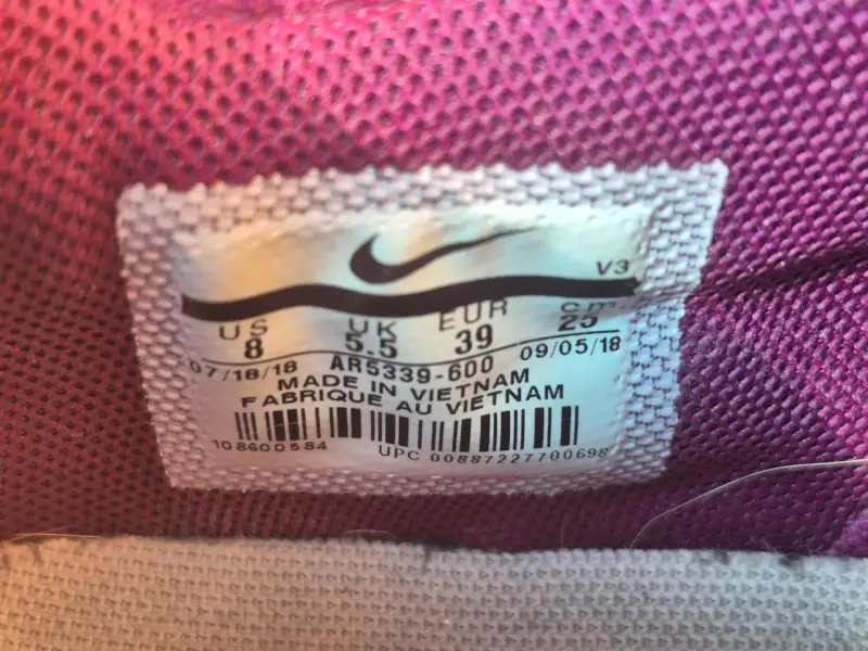 Zapatillas deportivas Nike Air Force 1 rosadas - 2