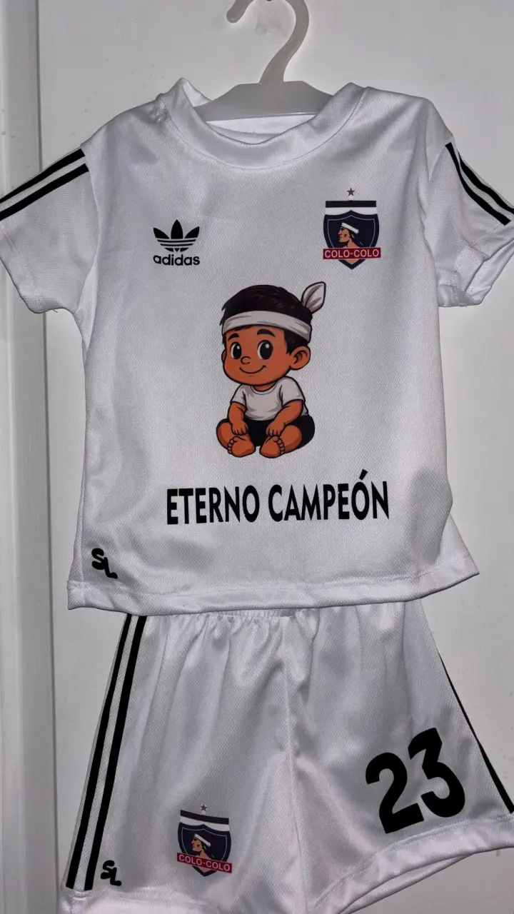 Conjunto de Niño Colo-Colo Blanco - 3