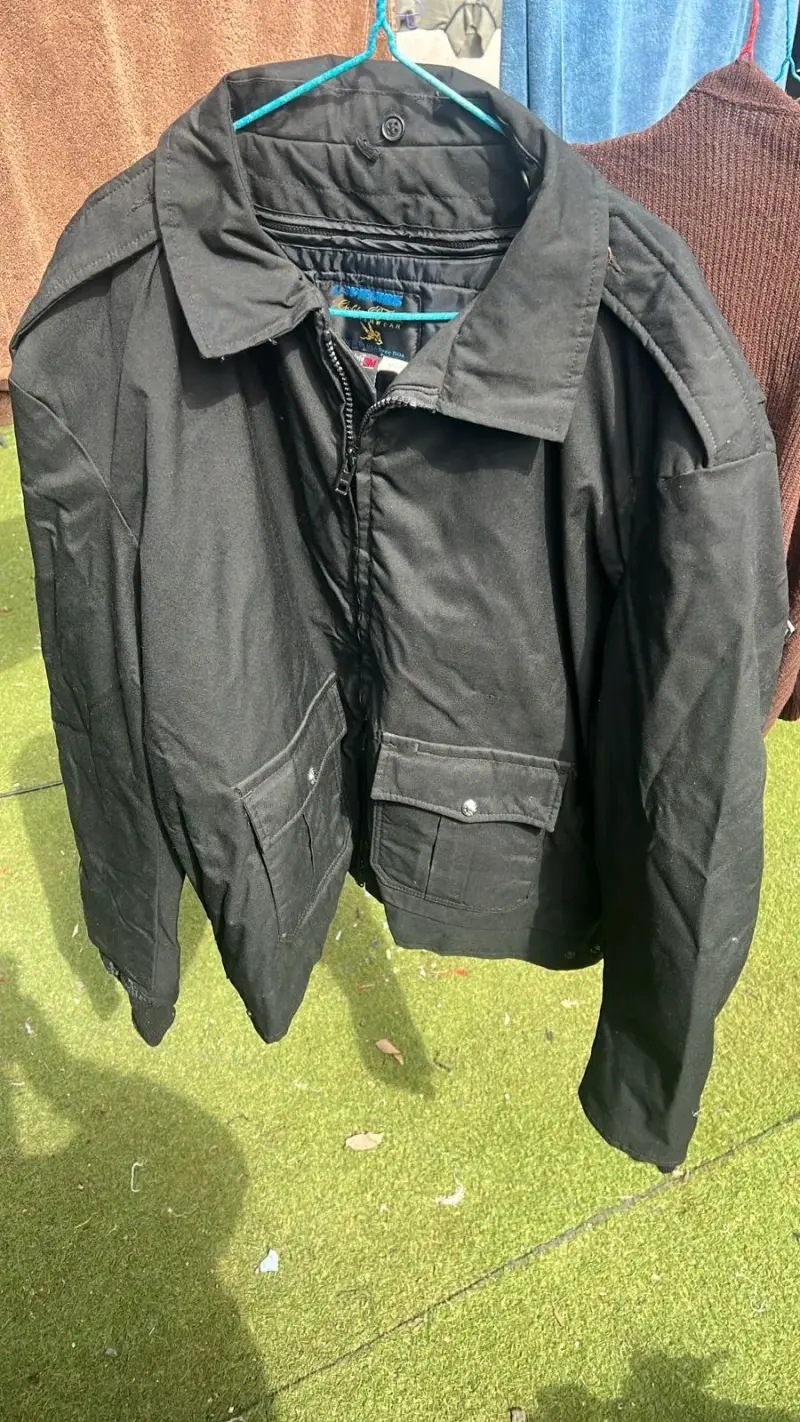 Chaqueta negra térmica de hombre - 5