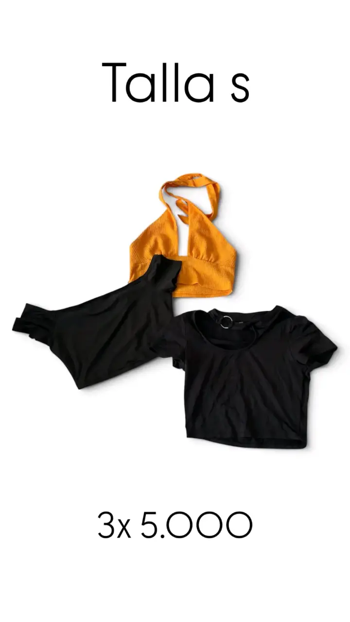 Conjunto de ropa interior talla S