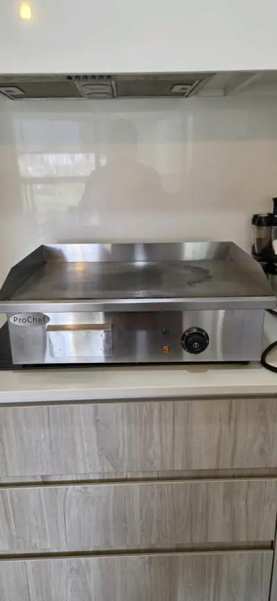Plancha eléctrica de cocina ProChef de acero inoxidable - miniatura 1