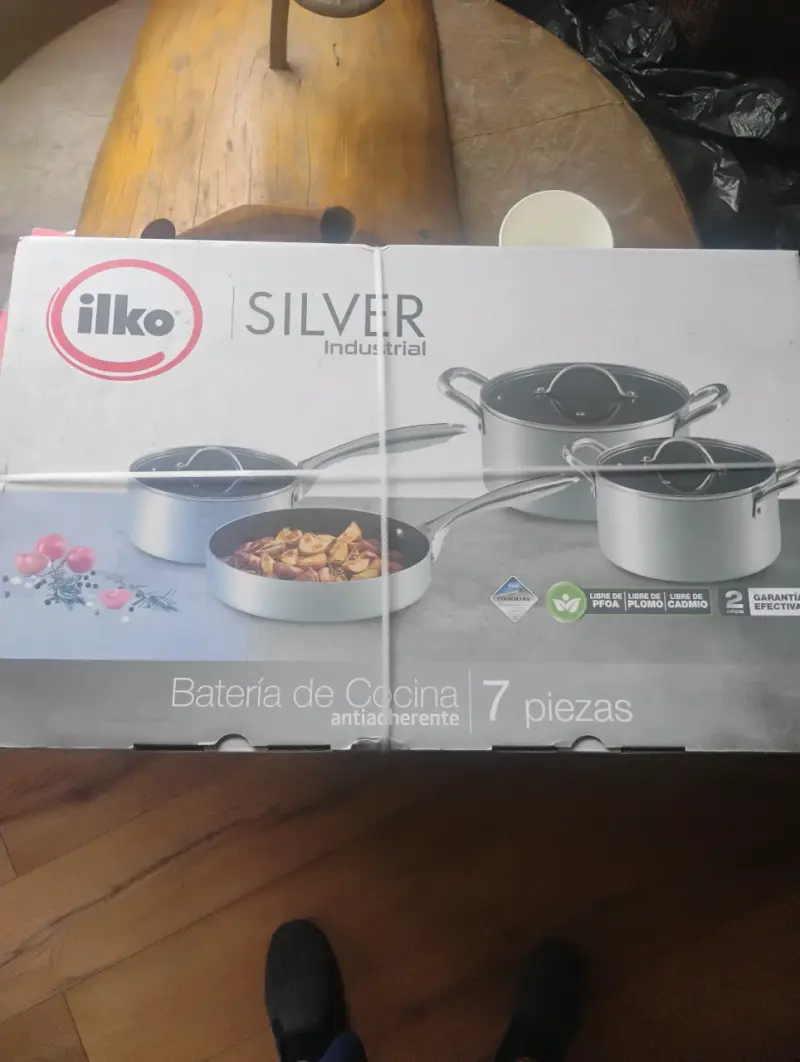 Batería de Cocina Antiadherente 7 Piezas Ilko Silver - 2