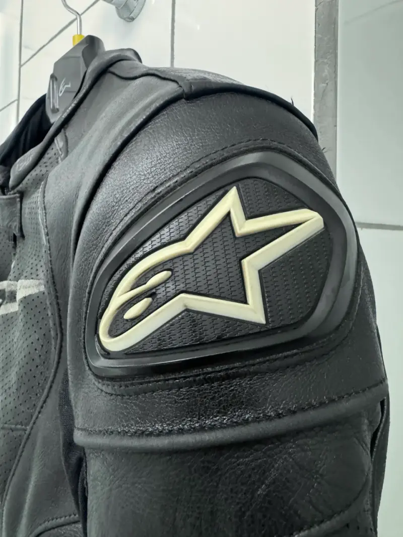 Chaqueta de cuero Alpinestars para motociclista - 4