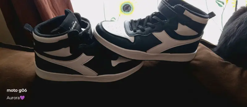 Zapatillas deportivas negras y blancas Diadora - 1