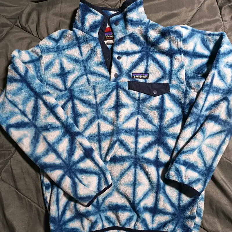 Polar Patagonia Synchilla azul estampado - 1