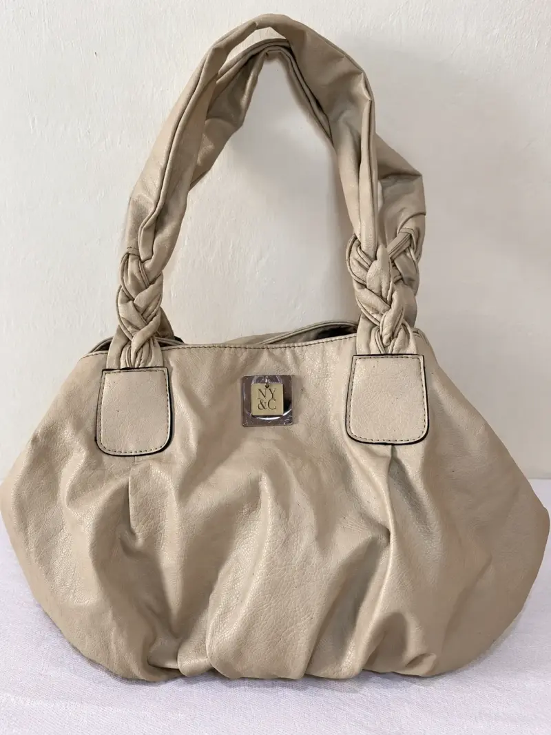Bolso de hombro beige NY&C - 1