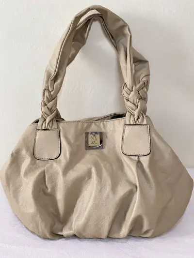 Bolso de hombro beige NY&C - miniatura 1